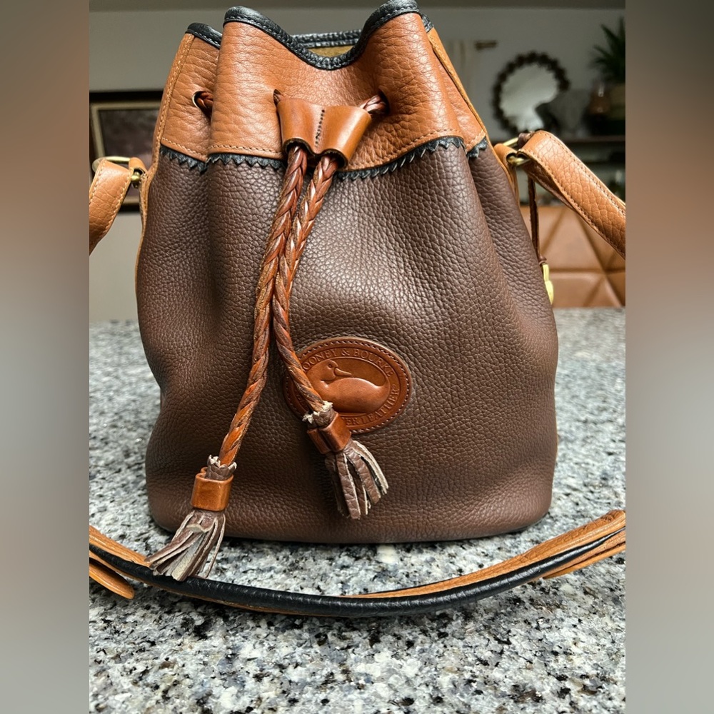 Dooney & Bourke Leather Bucket Purse
